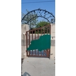 造型門-臺南市麻豆區安業國小側門改善工程 - 典雅雕塑工程有限公司