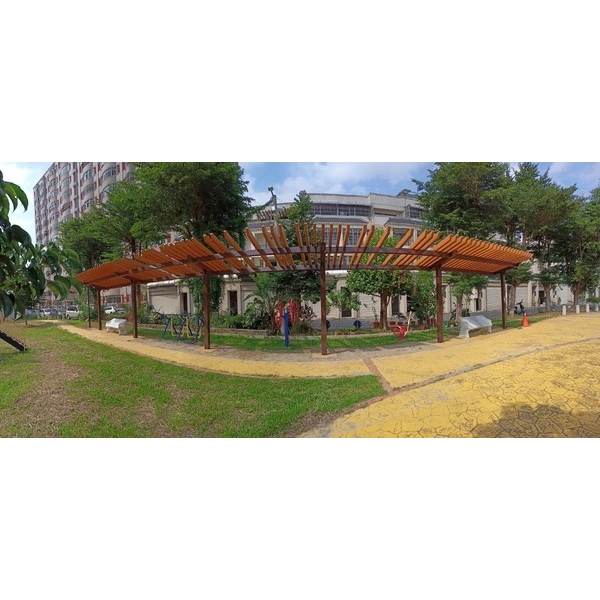 涼亭及棚架-斗六市文德街公園環境整建工程