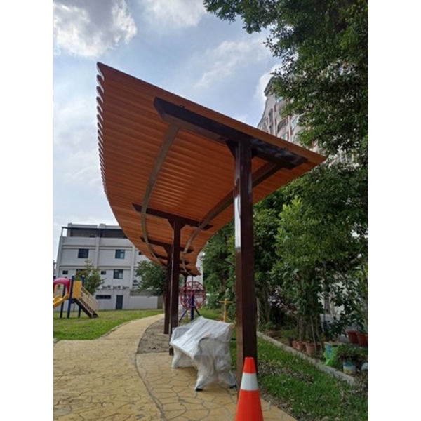 涼亭及棚架-斗六市文德街公園環境整建工程
