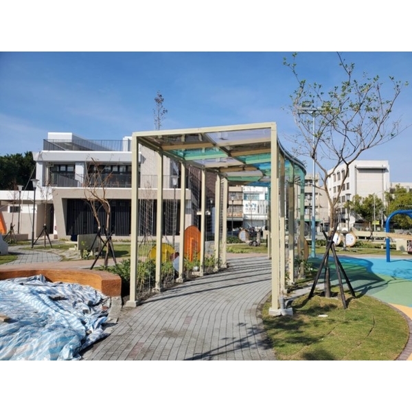 涼亭及棚架－員林市三和公園地下停車場及活動中心興建統包工程