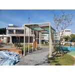 涼亭及棚架－員林市三和公園地下停車場及活動中心興建統包工程 - 典雅雕塑工程有限公司