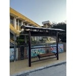 候車亭－109年臺南市鹽水區武廟風貌形塑與環境整合計畫工程 - 典雅雕塑工程有限公司