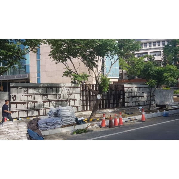 N世賢圖書館牆面裝置藝術工程