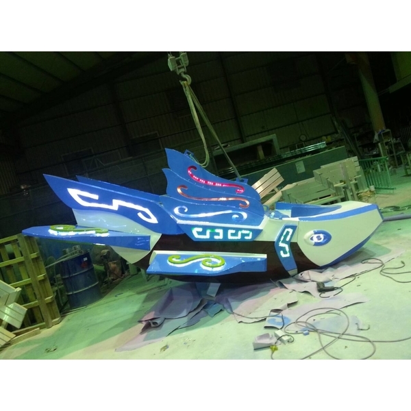 G七股區頂山里王船意象