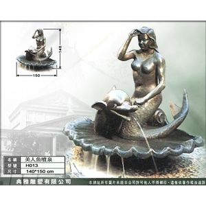 雕塑品水景、水盤