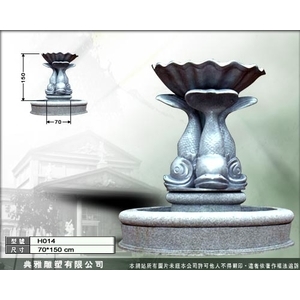 雕塑品水景、水盤