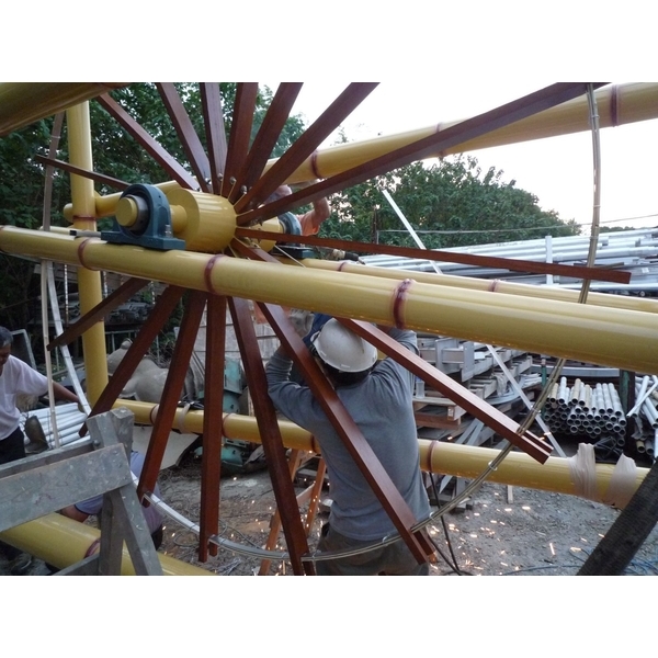 W雲林縣口湖鄉水井社區水車意象