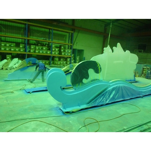 V基隆上樂社區波浪意象-典雅雕塑工程有限公司