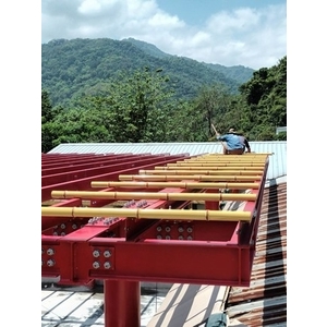 屋頂鋁合金仿竹管