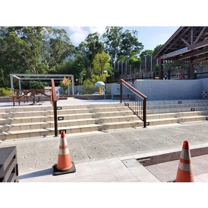 欄杆-小烏來風景特定區羅浮溫泉二號井取公館路暨大眾湯池工程