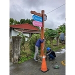 指示牌-初英生態公園及自行車道改善計畫 - 典雅雕塑工程有限公司