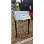 解說牌-虎尾周邊街道系統整合串接改善計畫第二期工程 - 典雅雕塑工程有限公司