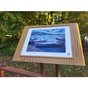 解說牌-淡水區和平公園文學藝術步道牌面配置工程