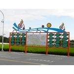 導覽牌-關山牌誌 - 典雅雕塑工程有限公司