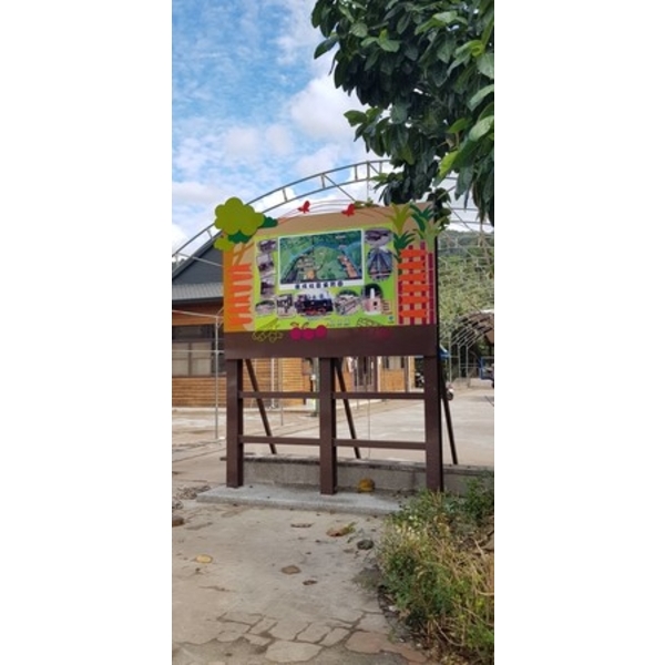 導覽牌-客家文化生活及產業環境營造計畫-埔里鎮小埔社客庄環境營造規劃設計暨工程案(第三期)