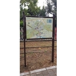 導覽牌-虎尾周邊街道系統整合串接改善計畫第二期工程 - 典雅雕塑工程有限公司