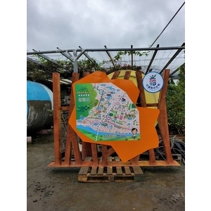 導覽牌-初英生態公園及自行車道改善計畫