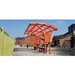 口湖鄉過港村北天宮候車亭 - 典雅雕塑工程有限公司