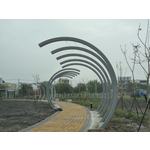 涼亭及棚架-員林重劃區迴廊 - 典雅雕塑工程有限公司