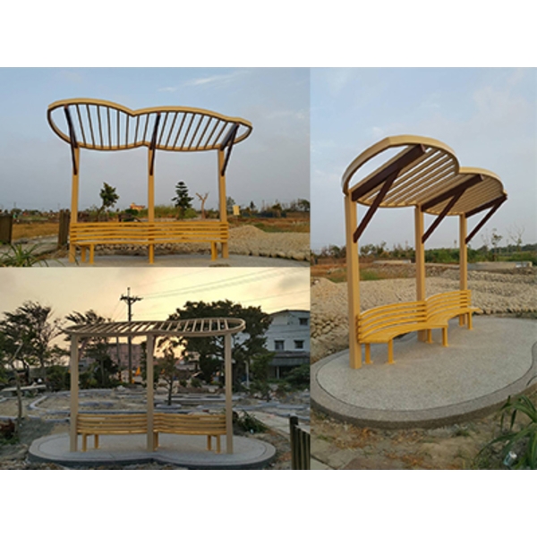 涼亭及棚架-雲林縣埔北社區花生花架