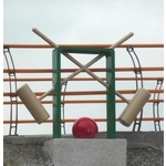 意象-龍井鄉自行車道槌球意象 - 典雅雕塑工程有限公司