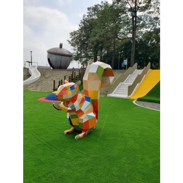 意象-小澎鼠雕塑.入口意象.解說牌工程