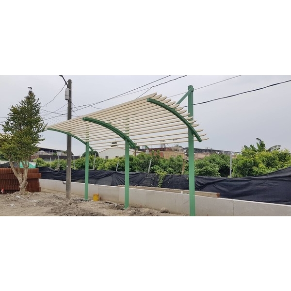 涼亭及棚架-大樹區興田社區活動中心及保隆宮周邊環境改善工程