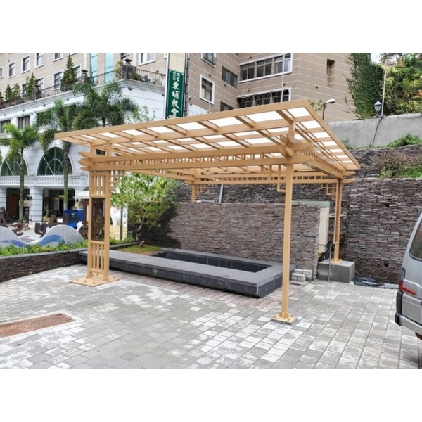 涼亭及棚架-信義鄉東埔溫泉小鎮觀光服務設施改善計畫