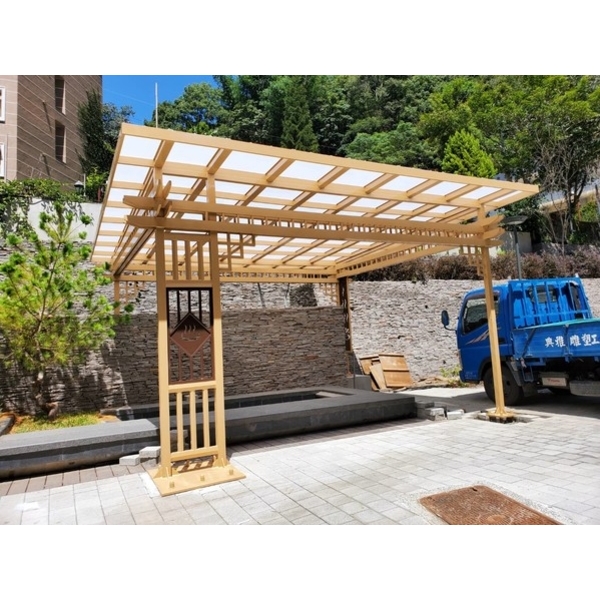 涼亭及棚架-信義鄉東埔溫泉小鎮觀光服務設施改善計畫