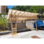 涼亭及棚架-信義鄉東埔溫泉小鎮觀光服務設施改善計畫 - 典雅雕塑工程有限公司