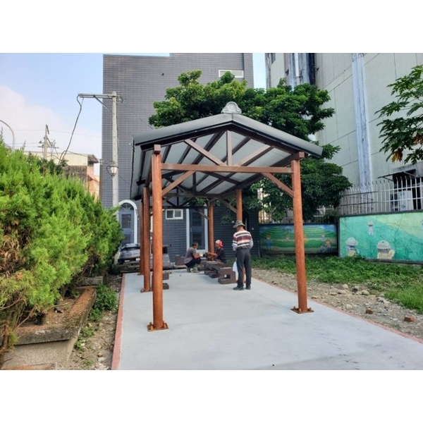 涼亭及棚架-鹿谷鄉鹿谷村活動中心旁涼亭修繕工程