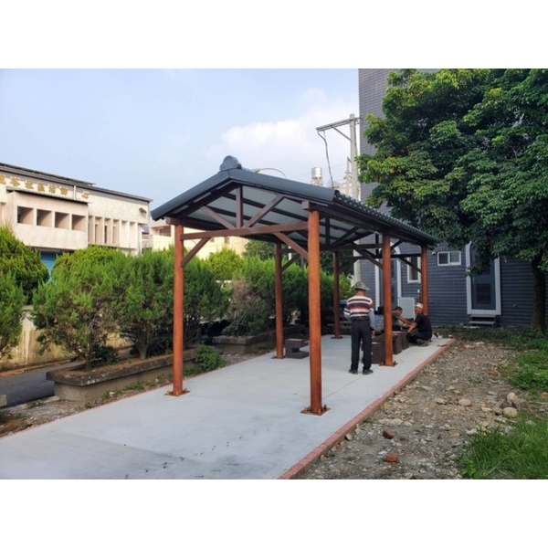 涼亭及棚架-鹿谷鄉鹿谷村活動中心旁涼亭修繕工程