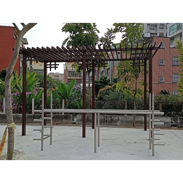 涼亭及棚架-斗南鎮北銘里石牛溪畔公園建置工程(二期)