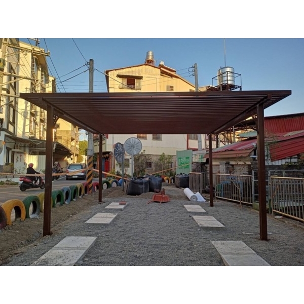 涼亭及棚架-埔里鎮大城里口袋公園修繕工程