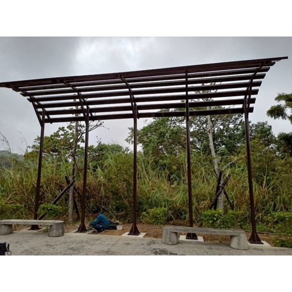 涼亭及棚架-苗栗市新英社區營農及生態復育環境改善工程