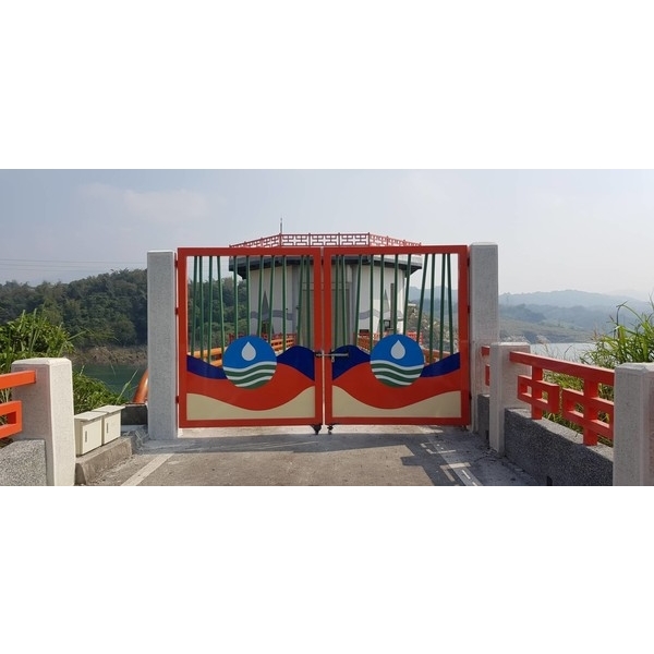 造型門-湖山水庫大門