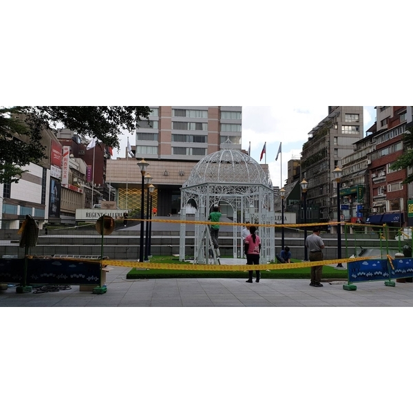 A1晶華酒店鍛造花涼亭