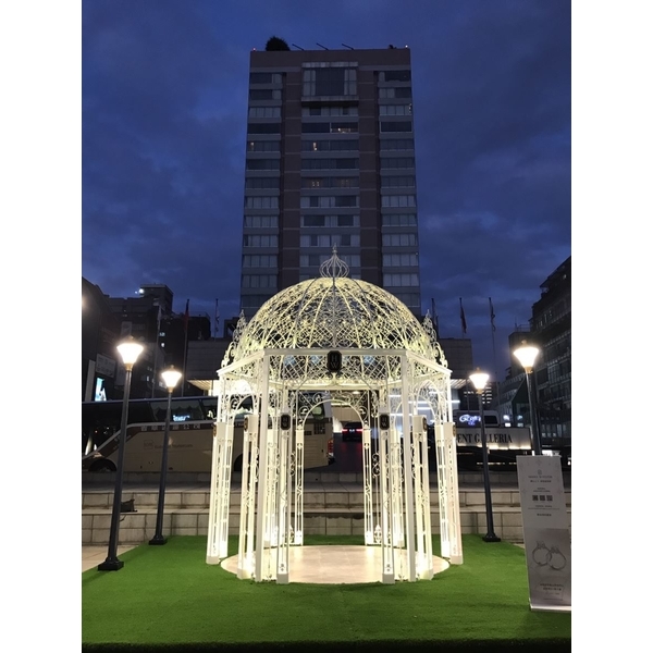 A1晶華酒店鍛造花涼亭