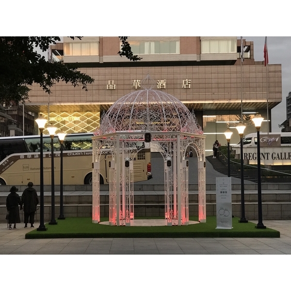 A1晶華酒店鍛造花涼亭