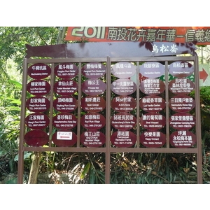 信義自強愛國休閒農業區整合式指示牌