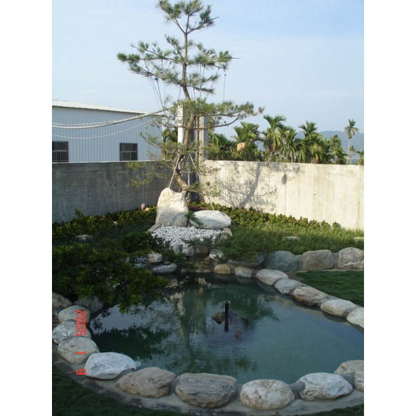 噴泉水池,木榭園藝藝品行