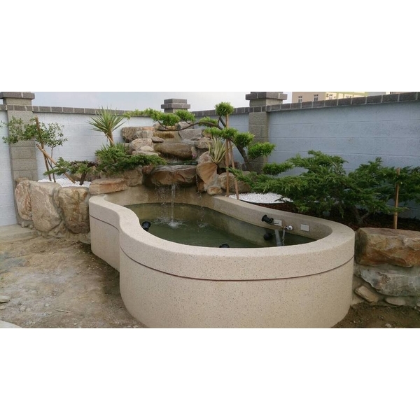 噴泉水池,木榭園藝藝品行