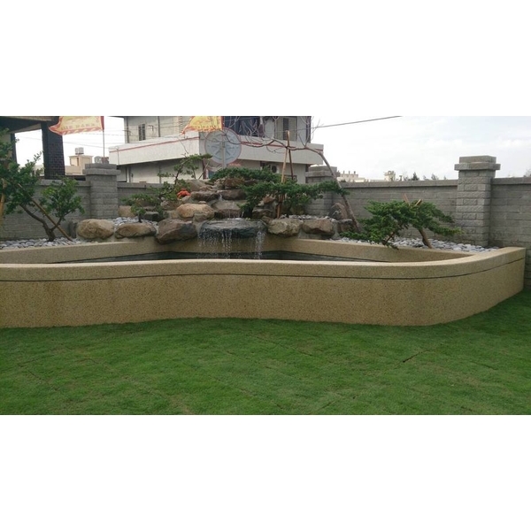 噴泉水池,木榭園藝藝品行