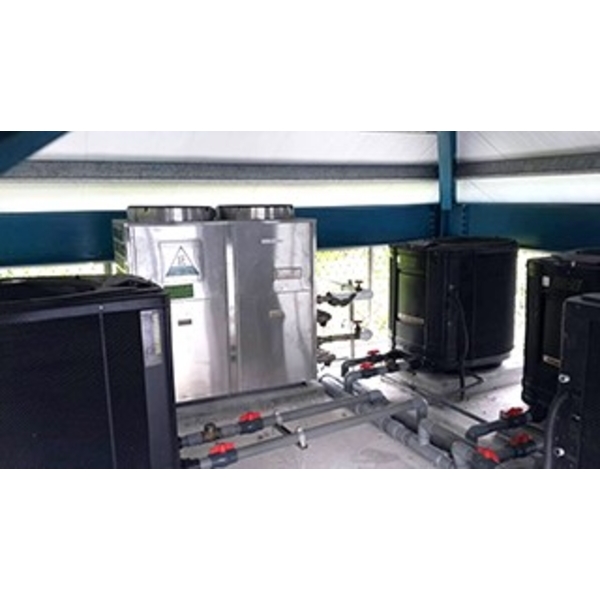 臺北市北投國小游泳池雙效熱泵實績