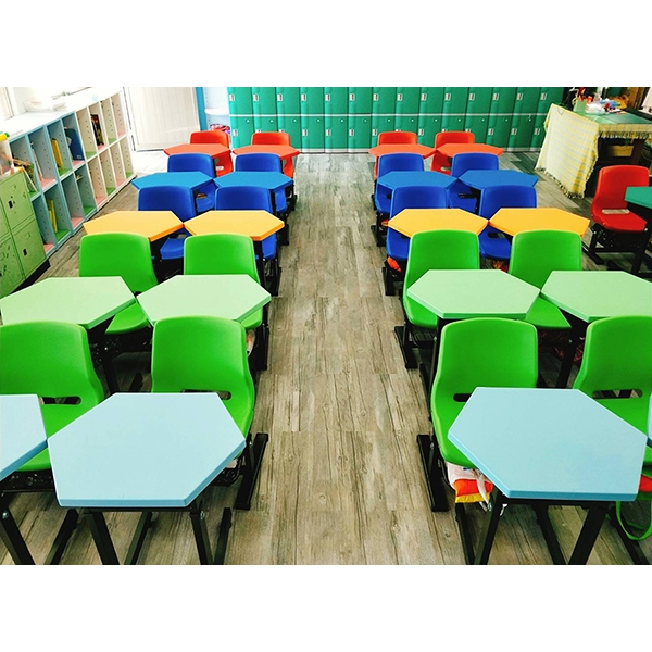 108C-1 學生六角課桌椅(升降式桌腳),永佳工業有限公司