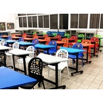 109-3A+609D 學生梯形課桌椅-永佳工業有限公司