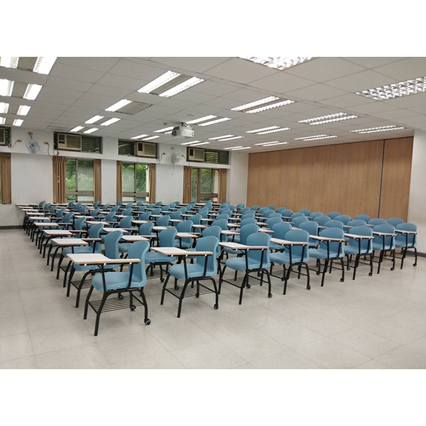 106A-3 講堂椅(活動輪式) , 換木質桌板-永佳工業有限公司