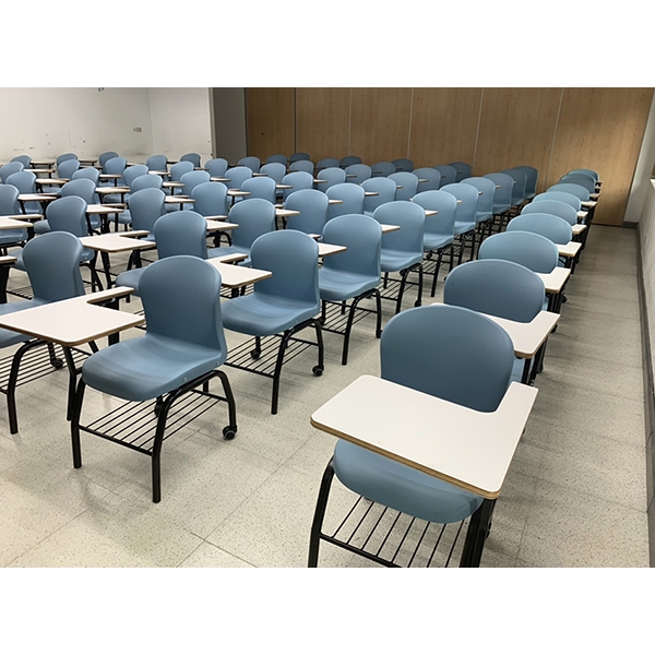 106A-3 講堂椅(活動輪式) , 換木質桌板-永佳工業有限公司