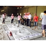 廟宇牆面石材雕刻 - 吟冠企業社