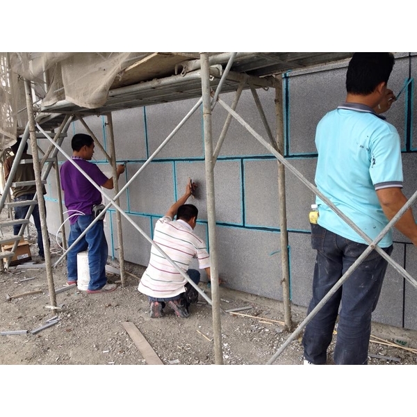 廟宇石材牆面施工